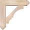 Ekena Millwork Balboa Arts and Crafts Smooth Bracket w/ Offset Brace, Douglas Fir, 7 1/2"W x 30"D x 30"H BKT0806X30X30BOA03SDF - alternate 3